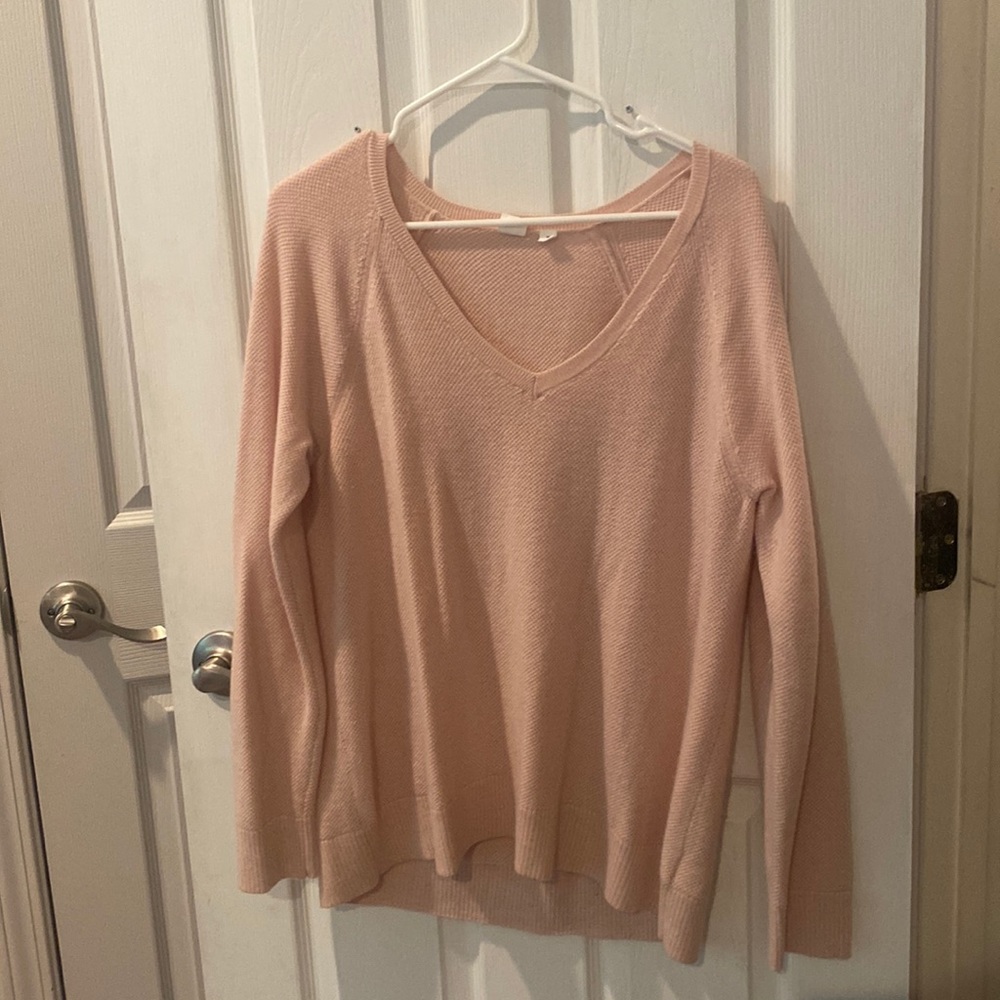 Gap Light Pink Merino Fine Wool Sweater